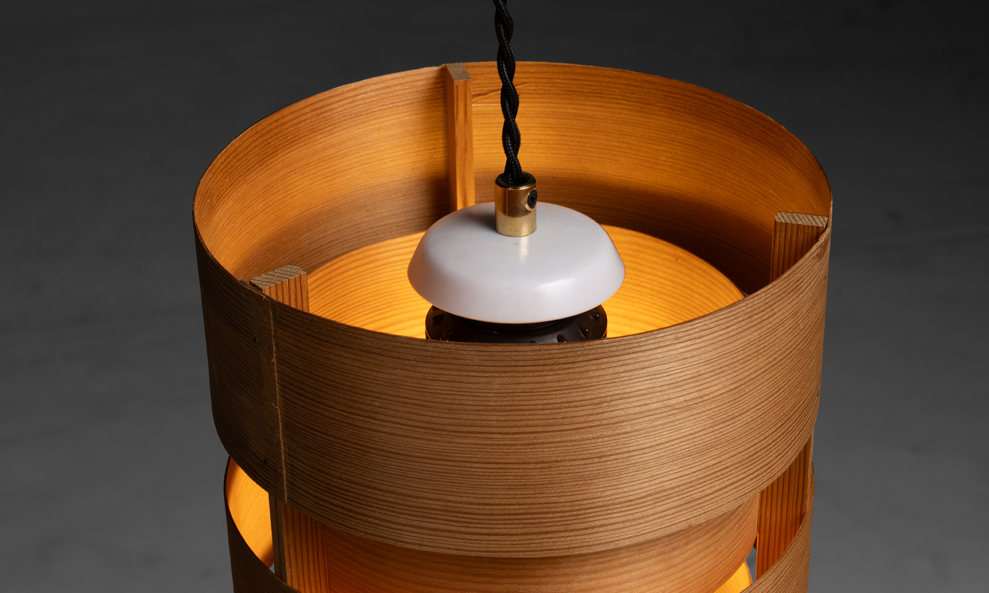 ヴィンテージ 北欧【Gense】Harlequin ポストモダン ガラスオブジェ Hans-Agne Jakobsson Bentwood Pendant :: Obsolete